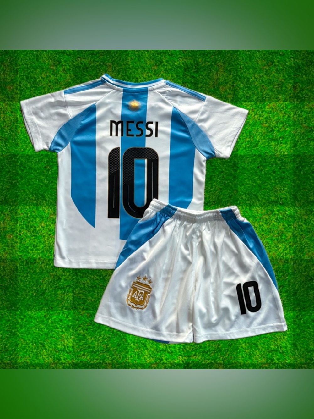 Lionel Messi Argentina Youth Soccer Jersey Set - NEW WITH TAGS SHIPS TODAY